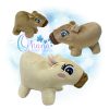 OAD 2502 Standing Capybara 2000 LA copy 3D Standing Capybara Stuffie