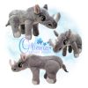 OAD 2503 3D Rhino Stuffie 2000 RG 3D Rhino Stuffie