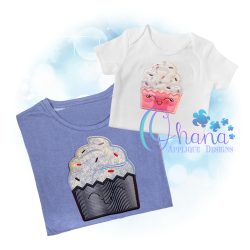 Cupcake Applique Embroidery