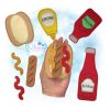 OAD 2503 Hot Dog Kit Play Set 2000 DB Hot Dog Kit Play