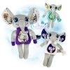 OAD 2503 Rag Doll Elephant Stuffie 2000 LA Rag Doll Elephant Stuffie