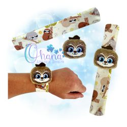 Sloth Slip On Slap Bracelet