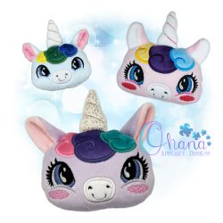 Unicorn Head Pillow Stuffie