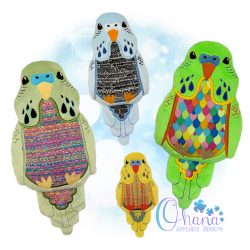 OAD 2504 Budgie Stuffie 2000 RG JH copy Budgie Stuffie Embroidery Design
