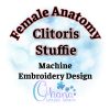 OAD 2504 Famale Anatomy Clitoris Stuffie 2000 Clitoris Stuffie Embroidery Design