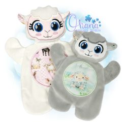 Huggable Lamb Flat Body Lovey