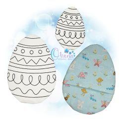Swirl Fabric Coloring Easter