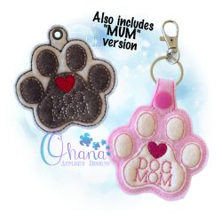 Dog Mom Key Chain