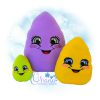 Drop Stuffie Embroidery Design