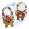 OAD 2505 Bear Bib 2000 EC Bear Bib Embroidery Design
