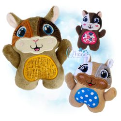 OAD 2505 Huggable Guinea Pig Stuffie 2000 LA RK Huggable Guinea Pig Stuffie