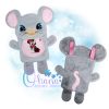 OAD 2505 Mouse Flap Bag Purse 2000 EC Mouse Flap Bag Purse