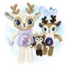 OAD 2505 Rag Doll Deer Stuffie 2000 LA copy Deer Rag Doll Stuffie