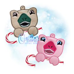 T Rex Single Candy Cane