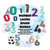 OAD 2505 Number LB Bundle 2000 Number Lacing Board Bundle