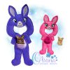 OAD 2506 Addison Kangaroo PJs 2000 DG Addison Unpaper Doll Kangaroo
