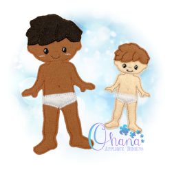 Andy Unpaper Doll Embroidery