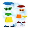 Boys Unpaper Doll Swimwear