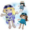 OAD 2506 Beach Girl Dress Up Doll 2000 RG EC Beach Girl Dress Up Doll