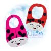 OAD 2506 Ladybug Bib 2000 ME copy Ladybug Bib Embroidery Design