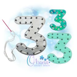 Number 3 Lacing Board