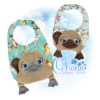 OAD 2506 Platypus Bib 2000 LA Platypus Bib Embroidery Design