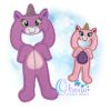 OAD 2506 Unicorn PJs Un Paper Doll 2000 DB Ruby Unpaper Doll Unicorn
