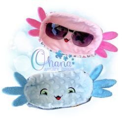 Axolotl Glasses Basket Embroidery