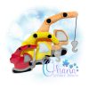 Crane Stuffie Embroidery Design