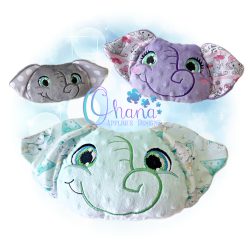 Elephant Head Pillow Stuffie