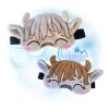 OAD 2507 Highland Cow SM 2000 RK Highland Cow Sleep Mask