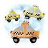 Taxi Cab Stuffie Embroidery