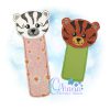 OAD 2507 Tiger Bookmark 2000 DB Tiger Bookmark Embroidery Design