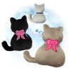 OAD 2508 Cat Silhouette Stuffie 2000 LA EK Cat Silhouette Stuffie Embroidery