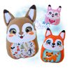 Fox Egglet Stuffie Embroidery