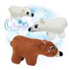 2509 Standing Polar Bear Stuffie 2000 LA EC-2 3D Standing Polar Bear Stuffie