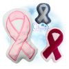 OAD 2509 Awareness Ribbon Stuffie 2000 MD ME Awareness Ribbon Stuffie Embroidery
