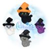 OAD 2509 Witchy Cat Feltie 2000 JS Witchy Cat Feltie Embroidery