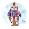 OAD 2510 Zebra Rag Doll 2000 DB Zebra Rag Doll Stuffie