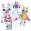 OAD 2510 Zebra Rag Doll 2000 DB EC Zebra Rag Doll Stuffie